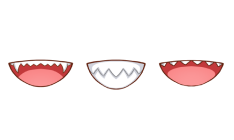 認識しづらい口